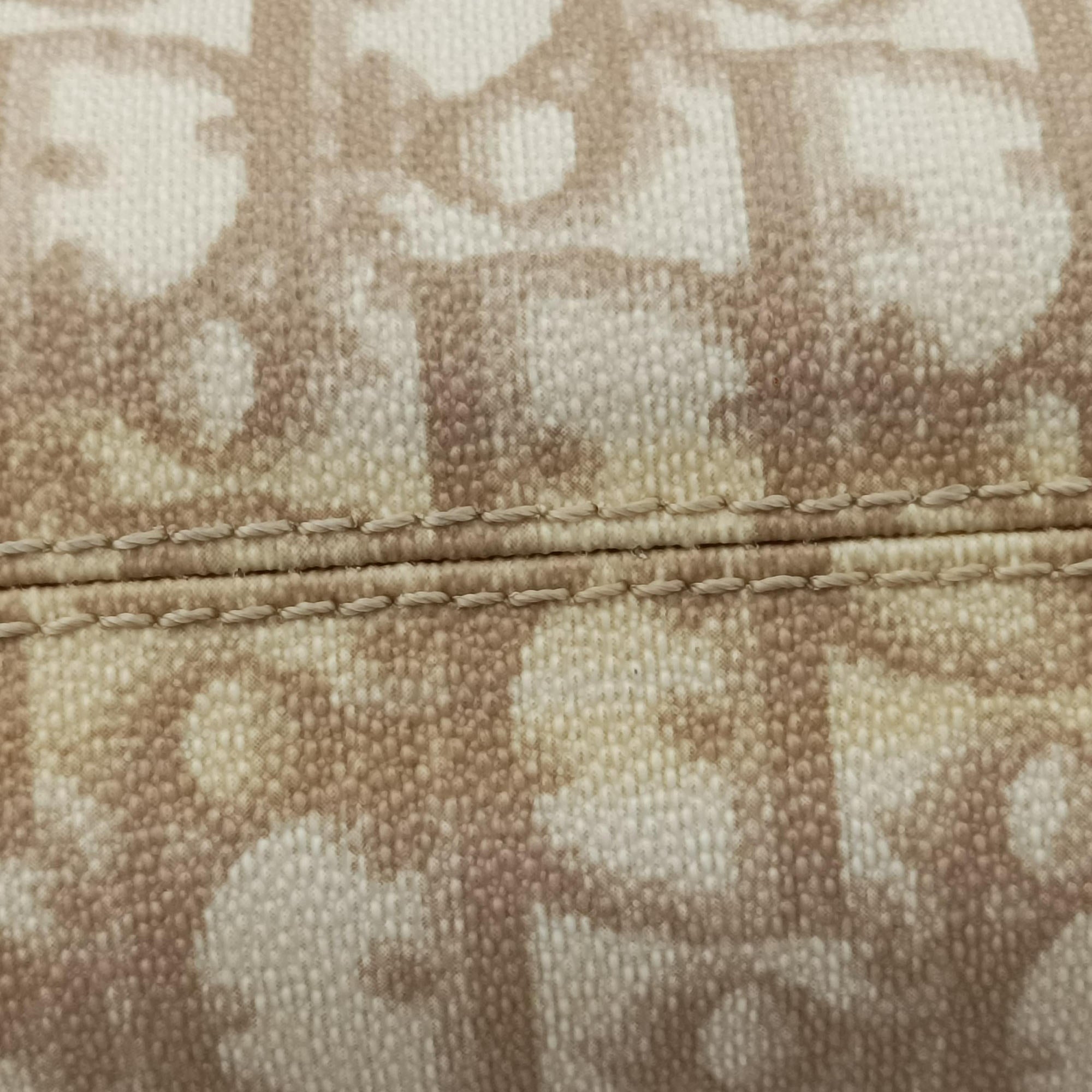 Pre-owned Christian Dior Trotter Romantic Beige×brown PVC coated canvas×Leather  shoulderbag | stylenewstar
