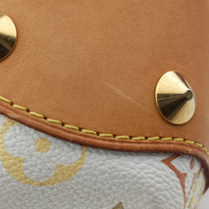 Pre-owned Louis Vuitton JUDY MM white Monogram Multicolor M40255 shoulderbag | stylenewstar