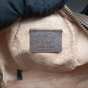 Pre-owned Gucci Ophidia Brown×beige×multi PVC coated canvas×Leather 550618 shoulderbag | stylenewstar