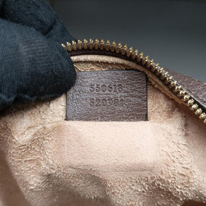 Pre-owned Gucci Ophidia Brown×beige×multi PVC coated canvas×Leather 550618 shoulderbag | stylenewstar