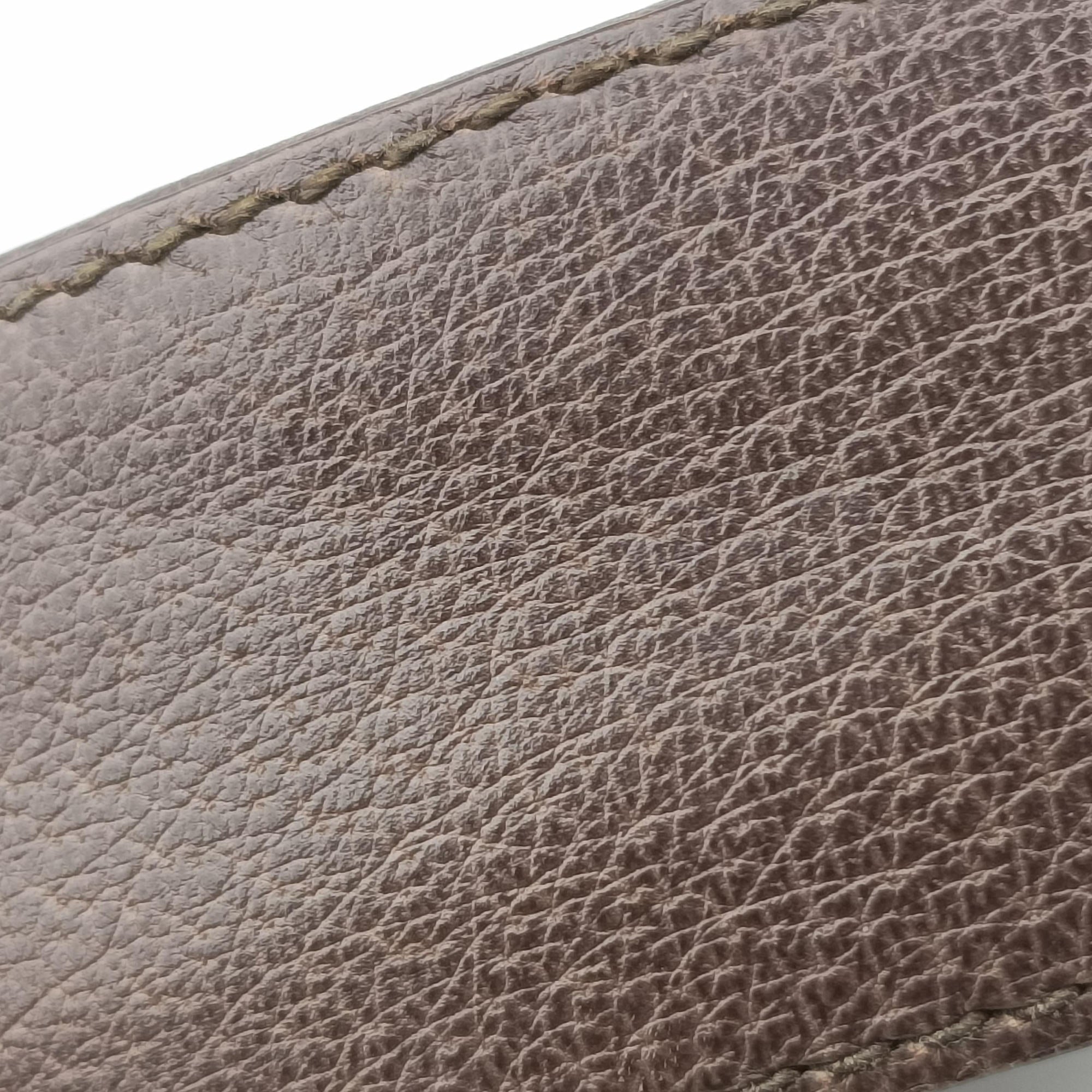 Pre-owned Gucci Ophidia Brown×beige×multi PVC coated canvas×Leather 550618 shoulderbag | stylenewstar