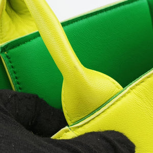 Pre-owned Bottega Veneta THE ARCO Tote Yellow lambskin  handbag | stylenewstar