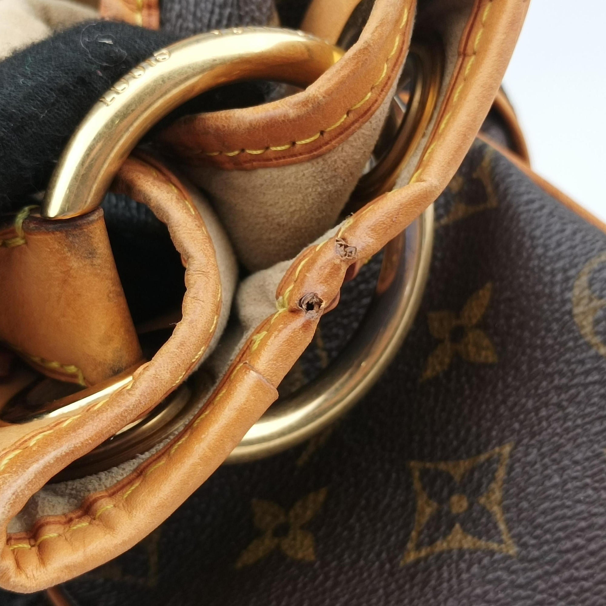 Pre-owned Louis Vuitton GALLIERA PM Brown Monogram Canvas M56382 shoulderbag | stylenewstar