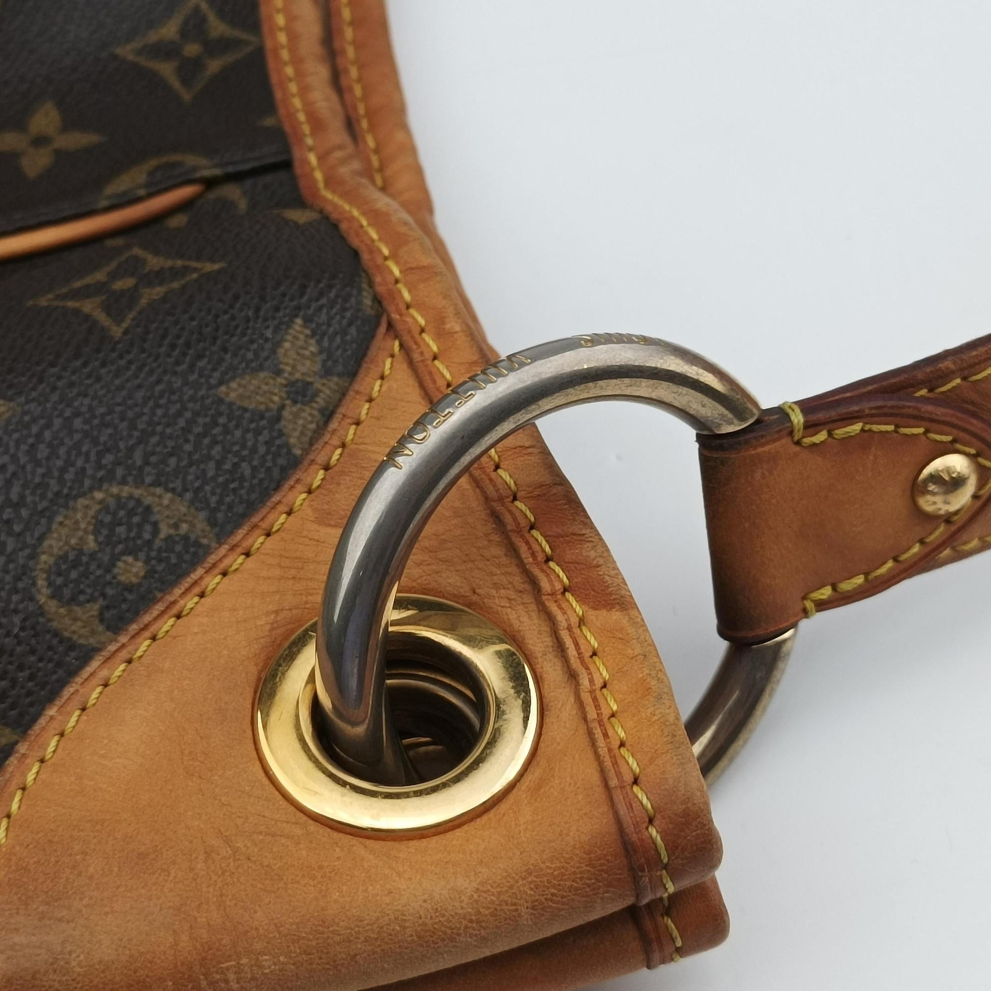 Pre-owned Louis Vuitton GALLIERA PM Brown Monogram Canvas M56382 shoulderbag | stylenewstar