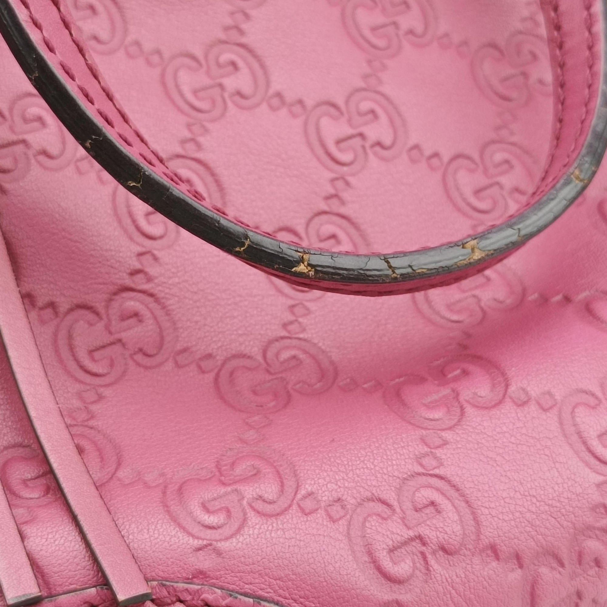 Pre-owned Gucci Bree Microguccissima Purple Leather 353121 shoulderbag | stylenewstar