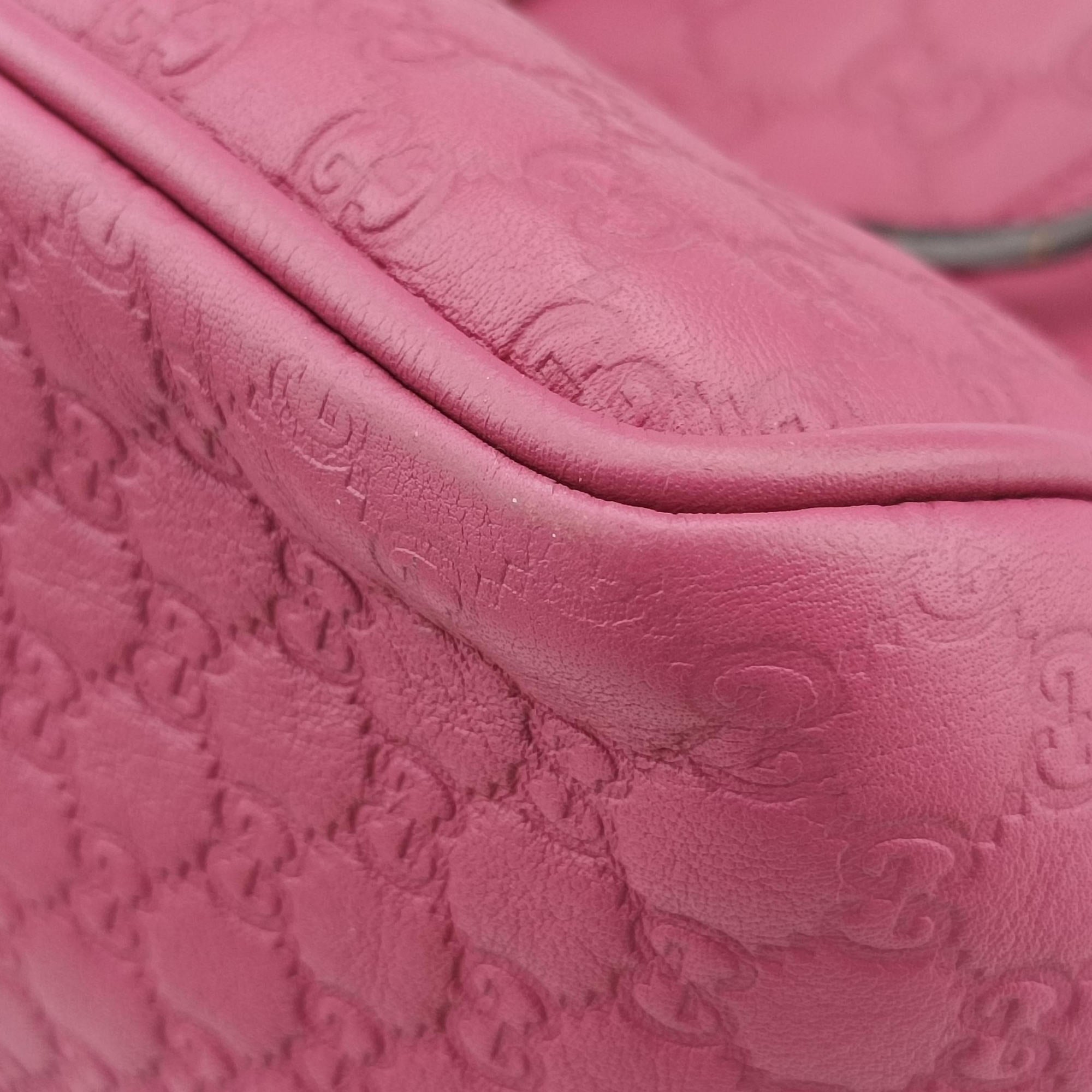 Pre-owned Gucci Bree Microguccissima Purple Leather 353121 shoulderbag | stylenewstar