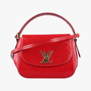 Secondhand Louis Vuitton PASADENA CERISE Vernis M90944 shoulderbag | stylenewstar