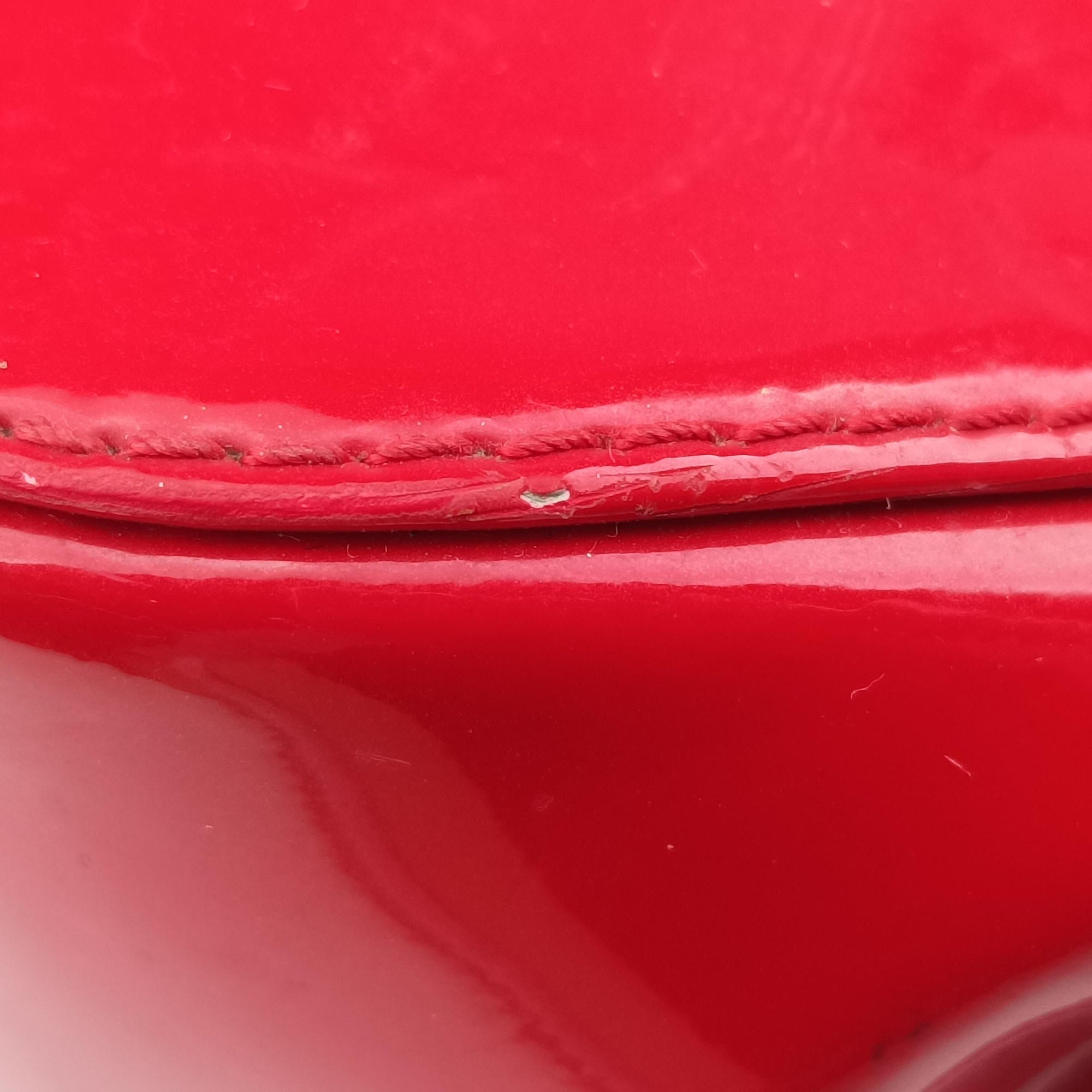 Secondhand Louis Vuitton PASADENA CERISE Vernis M90944 shoulderbag | stylenewstar