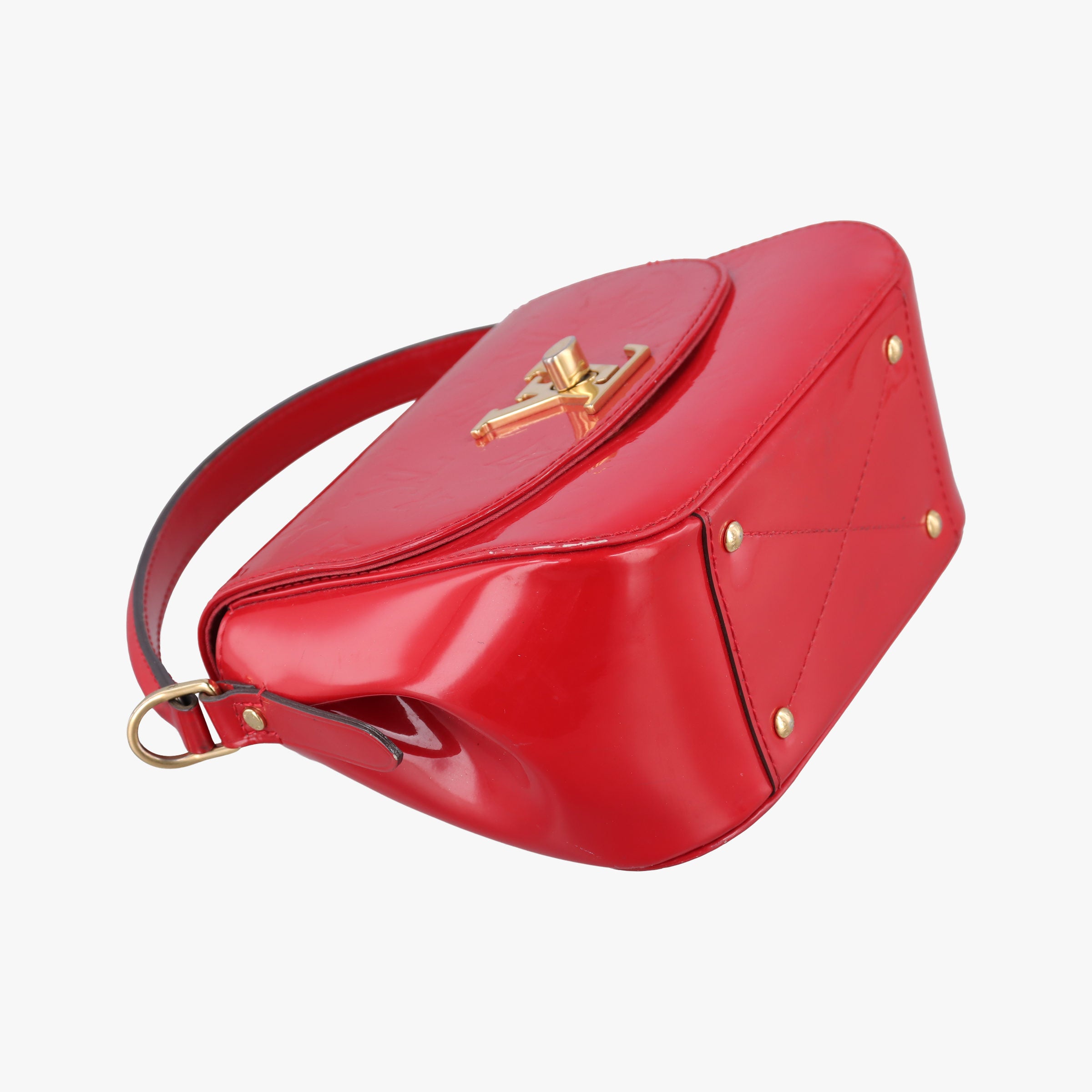Secondhand Louis Vuitton PASADENA CERISE Vernis M90944 shoulderbag | stylenewstar