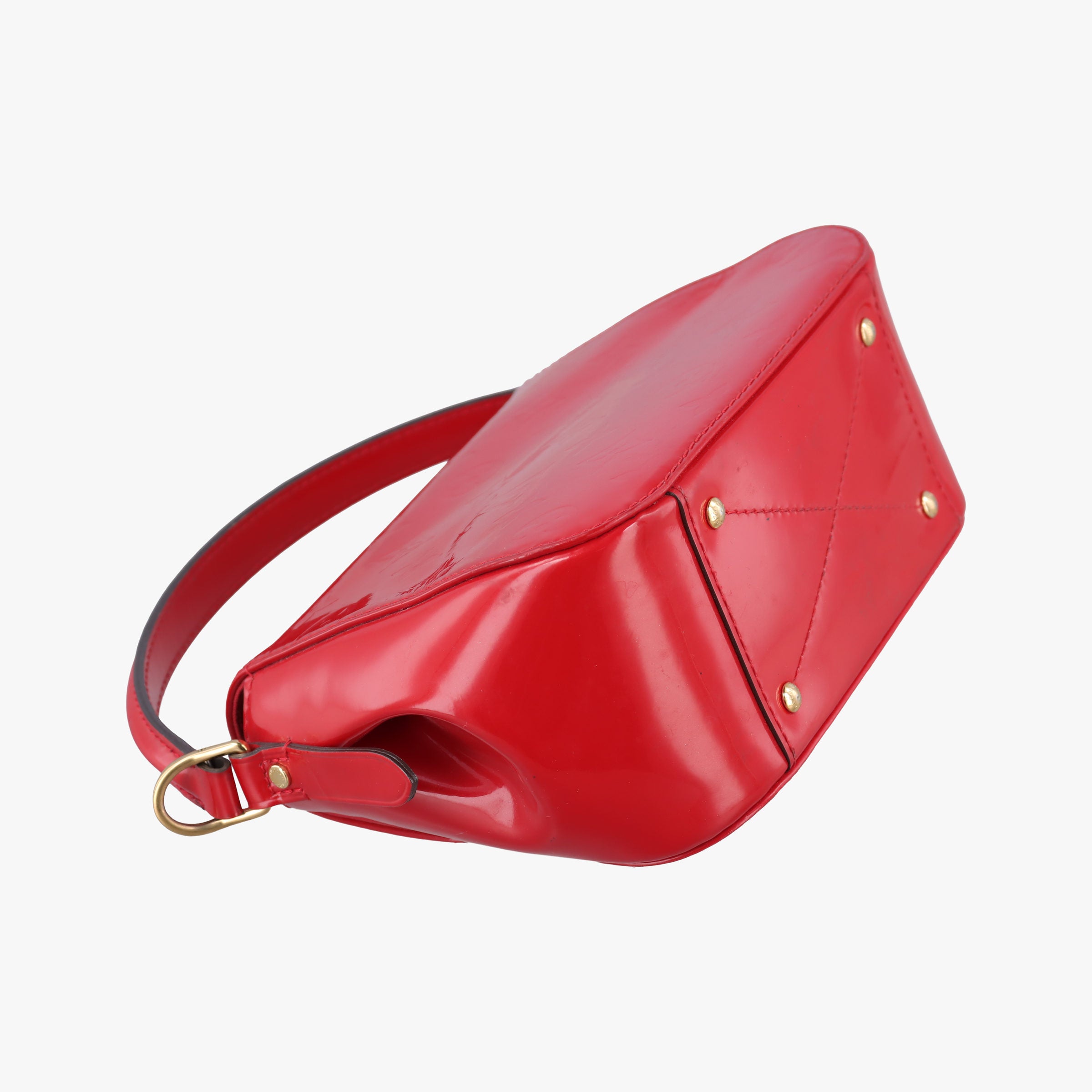Secondhand Louis Vuitton PASADENA CERISE Vernis M90944 shoulderbag | stylenewstar