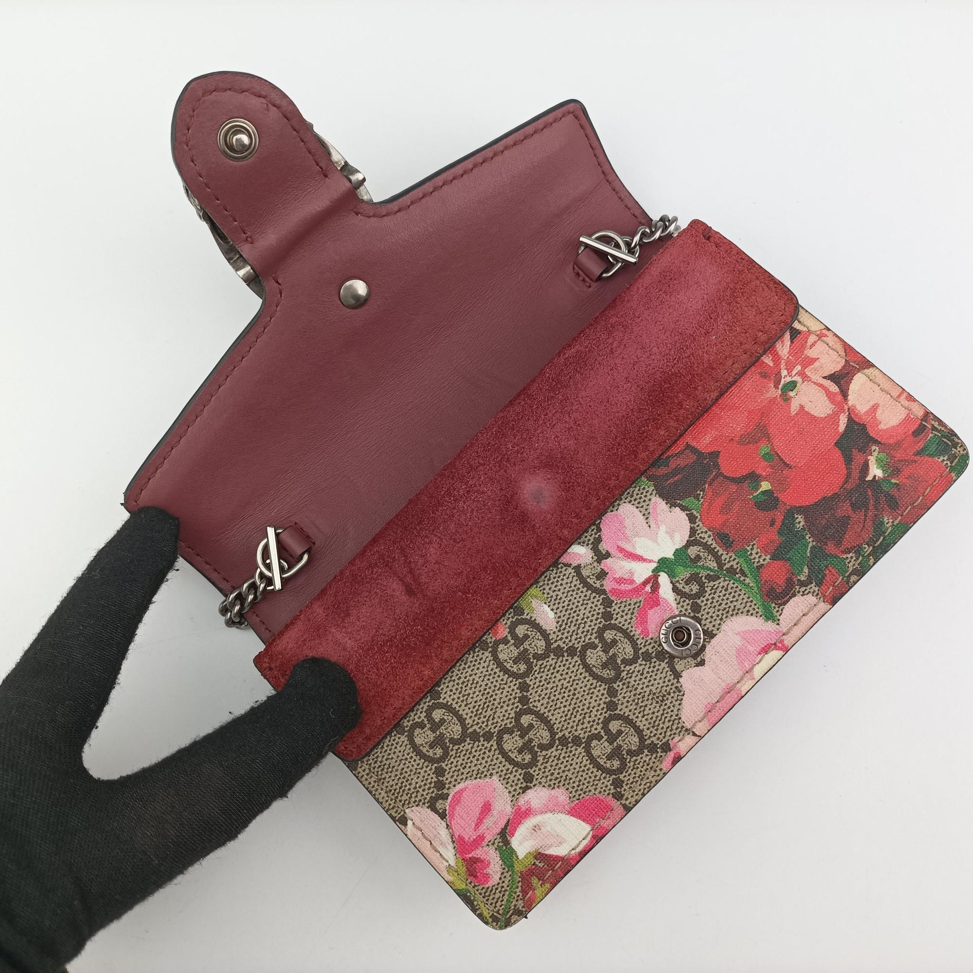 Pre-owned Gucci Dionysus BEIGE×Red×Multicolour PVC coated canvas 476432 shoulderbag | stylenewstar