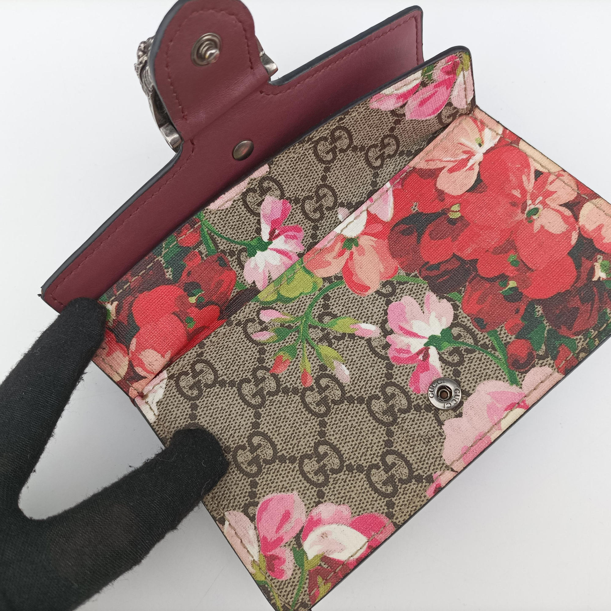 Pre-owned Gucci Dionysus BEIGE×Red×Multicolour PVC coated canvas 476432 shoulderbag | stylenewstar