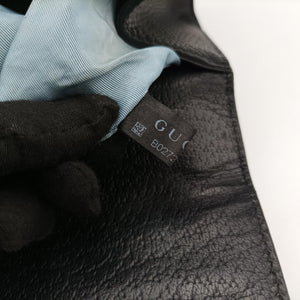 Pre-owned Gucci Padlock Black Leather 432182 shoulderbag | stylenewstar