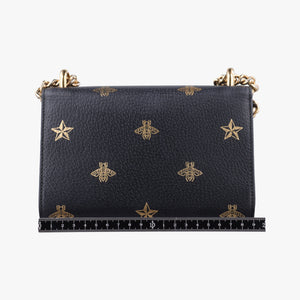 Pre-owned Gucci Padlock Black Leather 432182 shoulderbag | stylenewstar