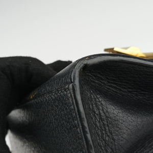 Pre-owned Gucci Padlock Black Leather 432182 shoulderbag | stylenewstar