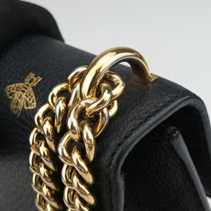 Pre-owned Gucci Padlock Black Leather 432182 shoulderbag | stylenewstar