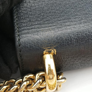 Pre-owned Gucci Padlock Black Leather 432182 shoulderbag | stylenewstar
