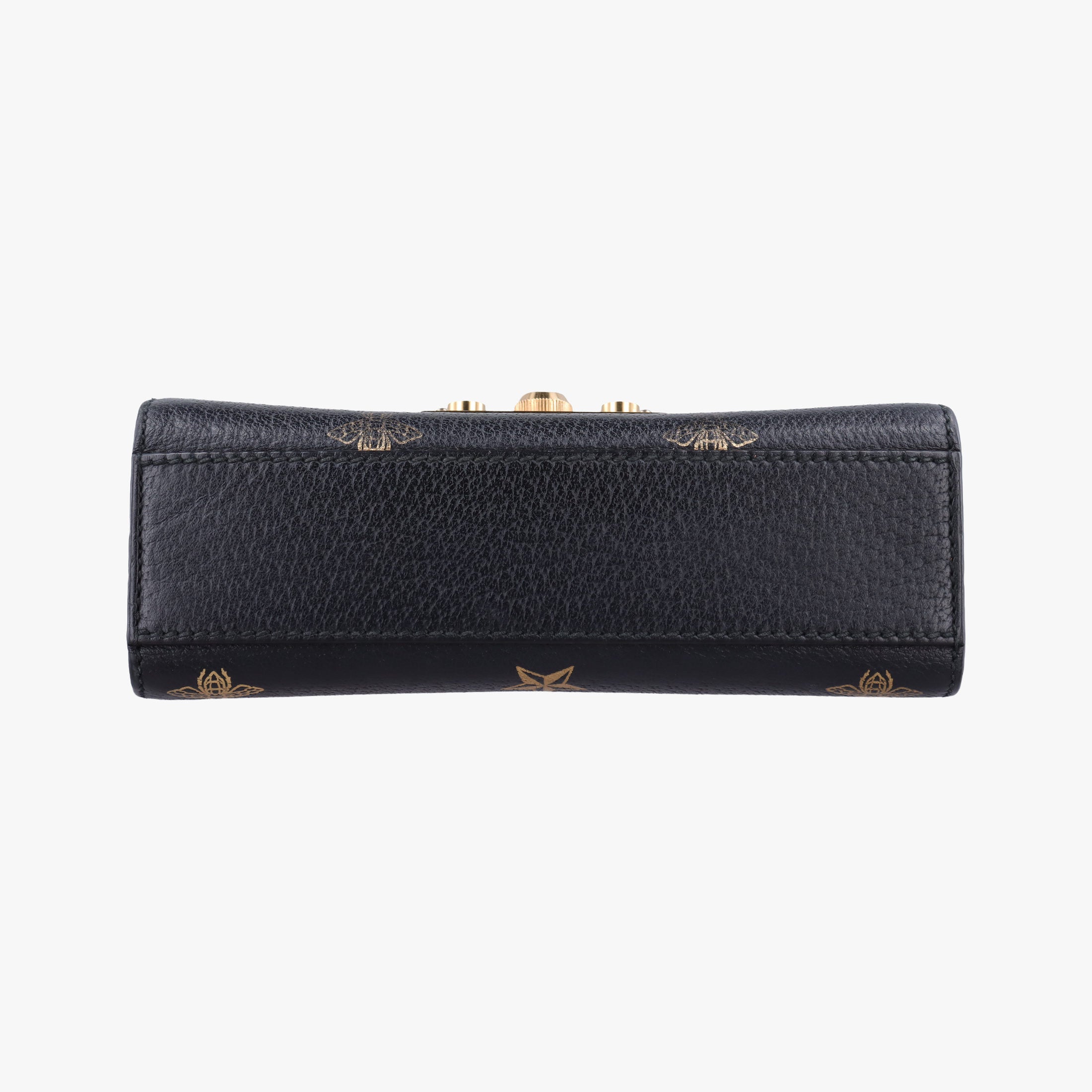 Pre-owned Gucci Padlock Black Leather 432182 shoulderbag | stylenewstar