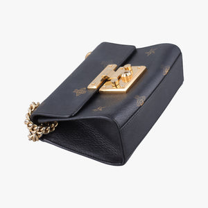 Pre-owned Gucci Padlock Black Leather 432182 shoulderbag | stylenewstar