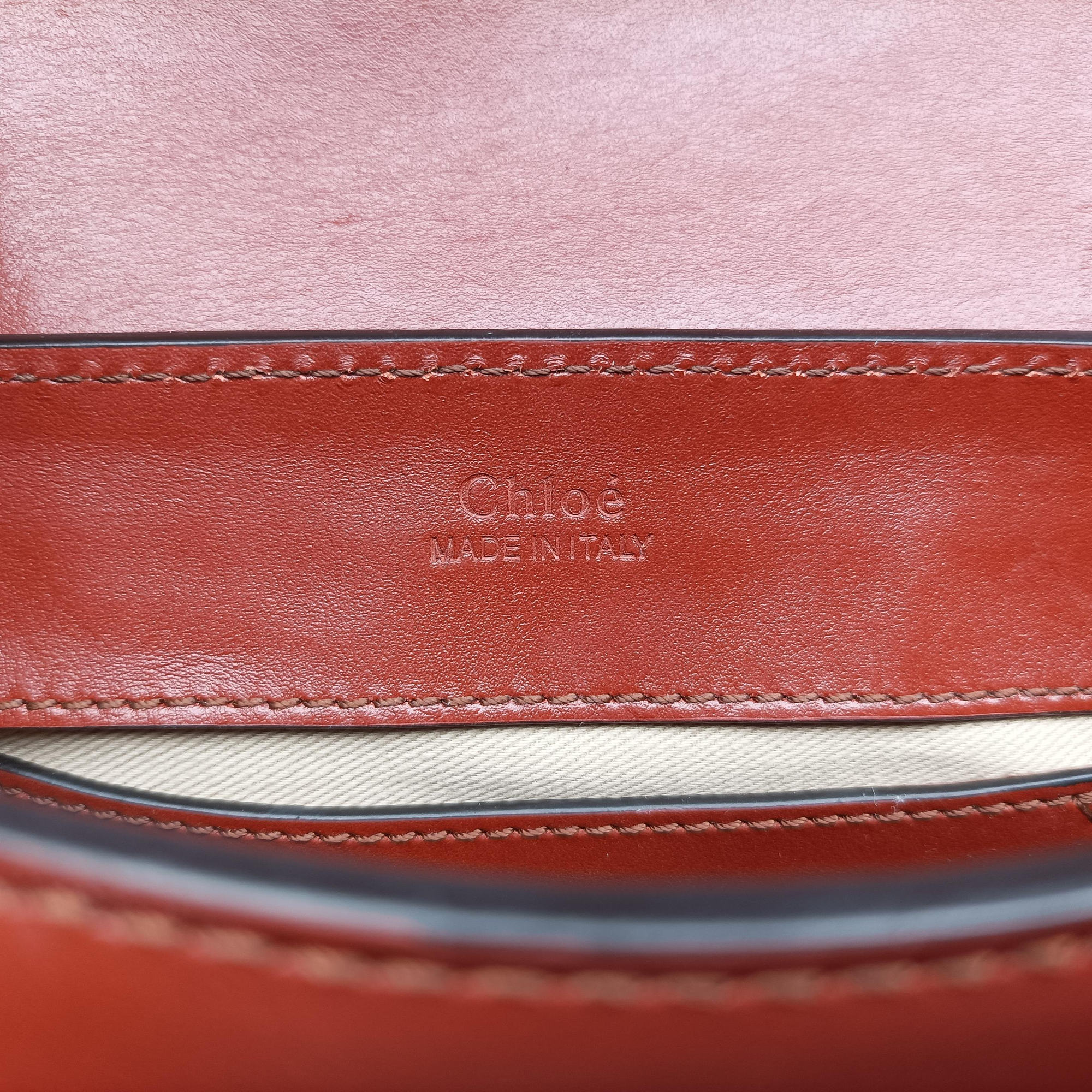 Pre-owned Chloe Chloe C Brown Leather × Suede  bum bag/waist bag | stylenewstar