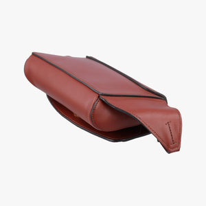 Pre-owned Chloe Chloe C Brown Leather × Suede  bum bag/waist bag | stylenewstar