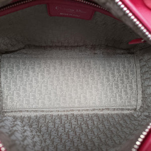 Pre-owned Christian Dior Lady Dior Rose lambskin  handbag | stylenewstar