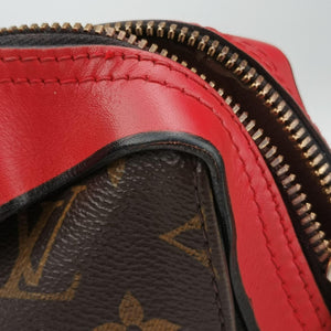 Vintage Louis Vuitton TUILERIES tote Brown×Coquelicot Monogram Canvas×calf leather M43795 shoulderbag | stylenewstar