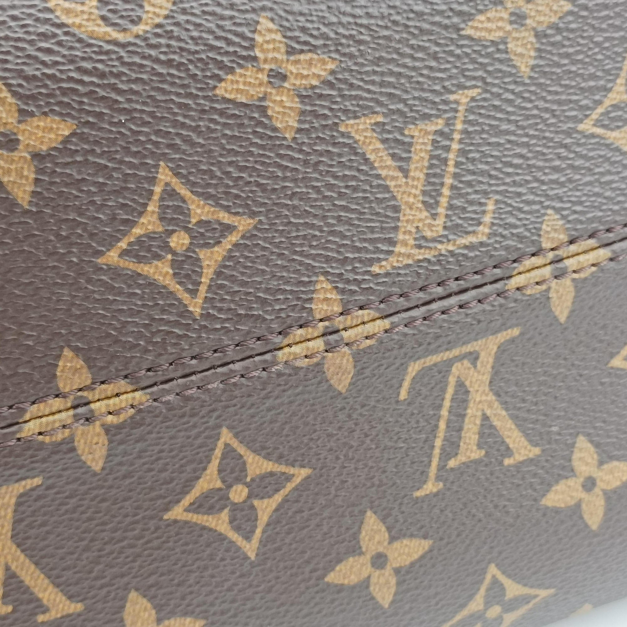 Vintage Louis Vuitton TUILERIES tote Brown×Coquelicot Monogram Canvas×calf leather M43795 shoulderbag | stylenewstar