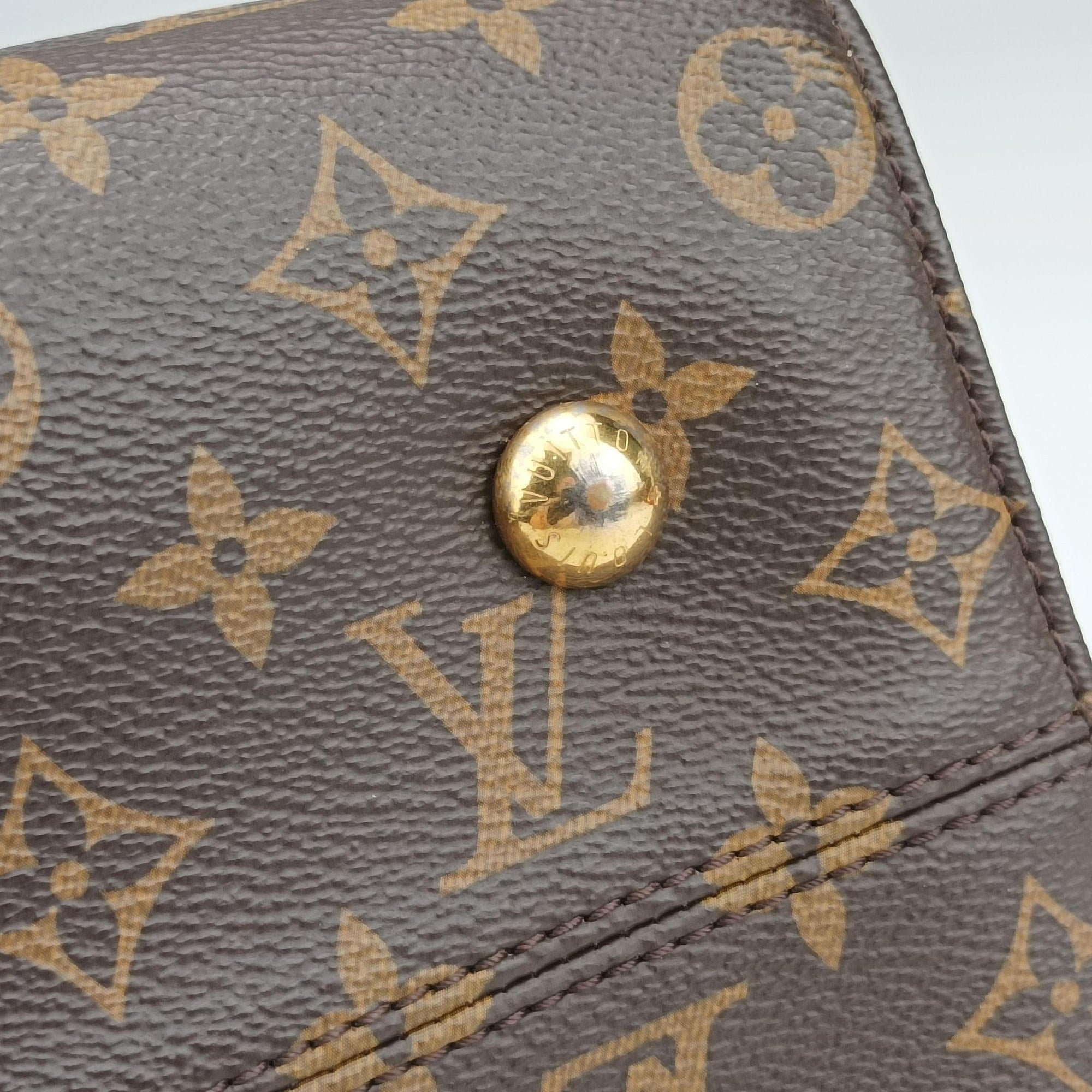 Vintage Louis Vuitton TUILERIES tote Brown×Coquelicot Monogram Canvas×calf leather M43795 shoulderbag | stylenewstar