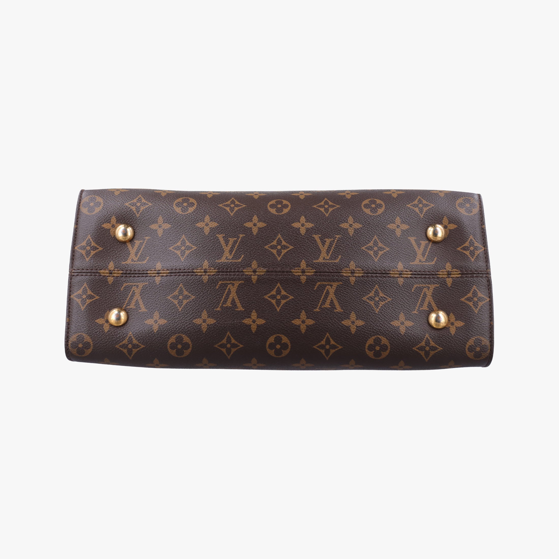 Vintage Louis Vuitton TUILERIES tote Brown×Coquelicot Monogram Canvas×calf leather M43795 shoulderbag | stylenewstar