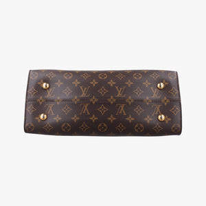 Vintage Louis Vuitton TUILERIES tote Brown×Coquelicot Monogram Canvas×calf leather M43795 shoulderbag | stylenewstar