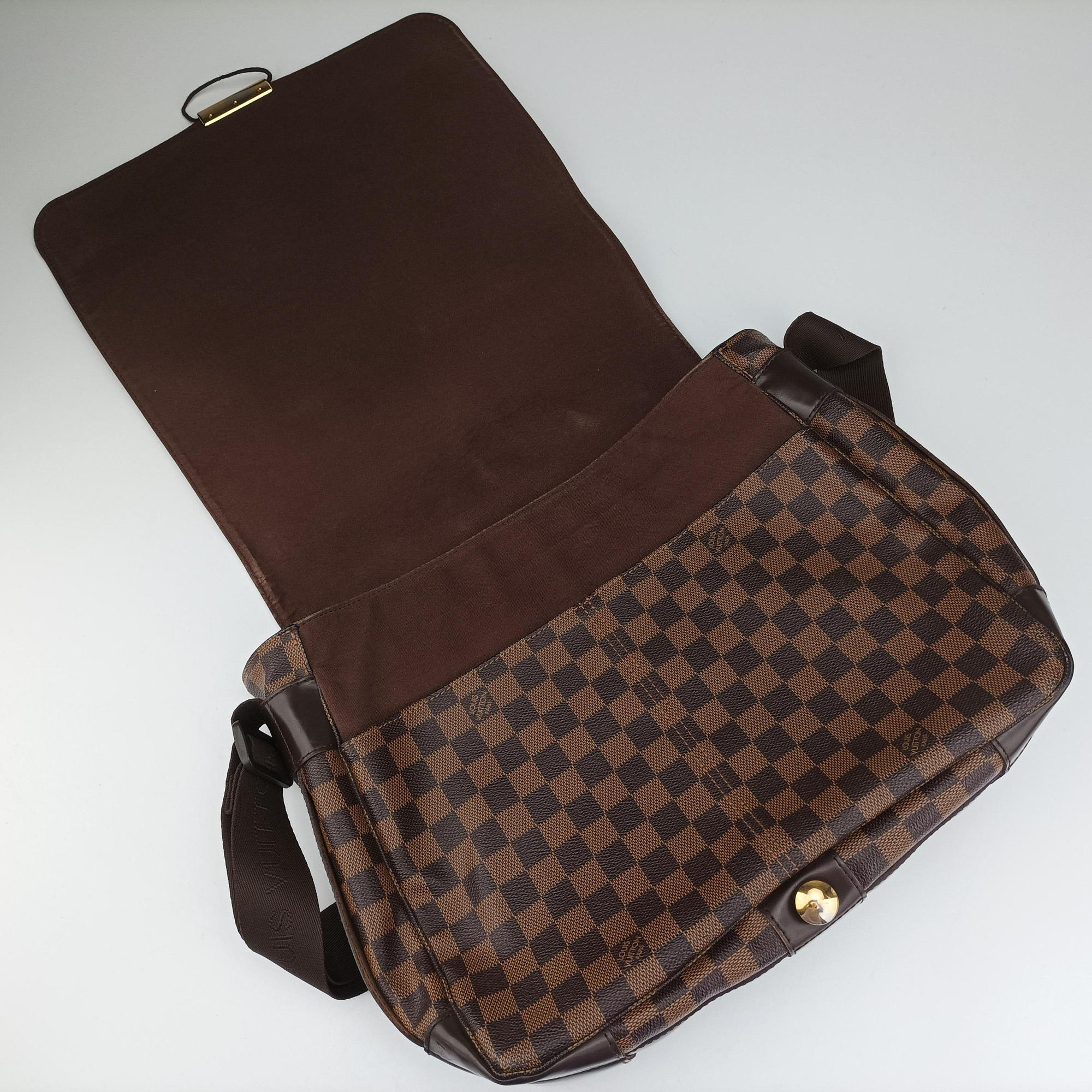 Pre-owned Louis Vuitton Bastille Messenger EBENE Damier Canvas N45258 shoulderbag | stylenewstar