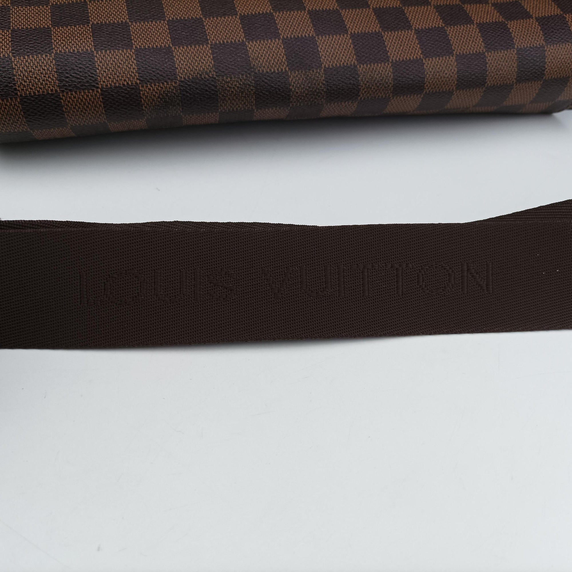 Pre-owned Louis Vuitton Bastille Messenger EBENE Damier Canvas N45258 shoulderbag | stylenewstar