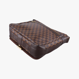 Pre-owned Louis Vuitton Bastille Messenger EBENE Damier Canvas N45258 shoulderbag | stylenewstar