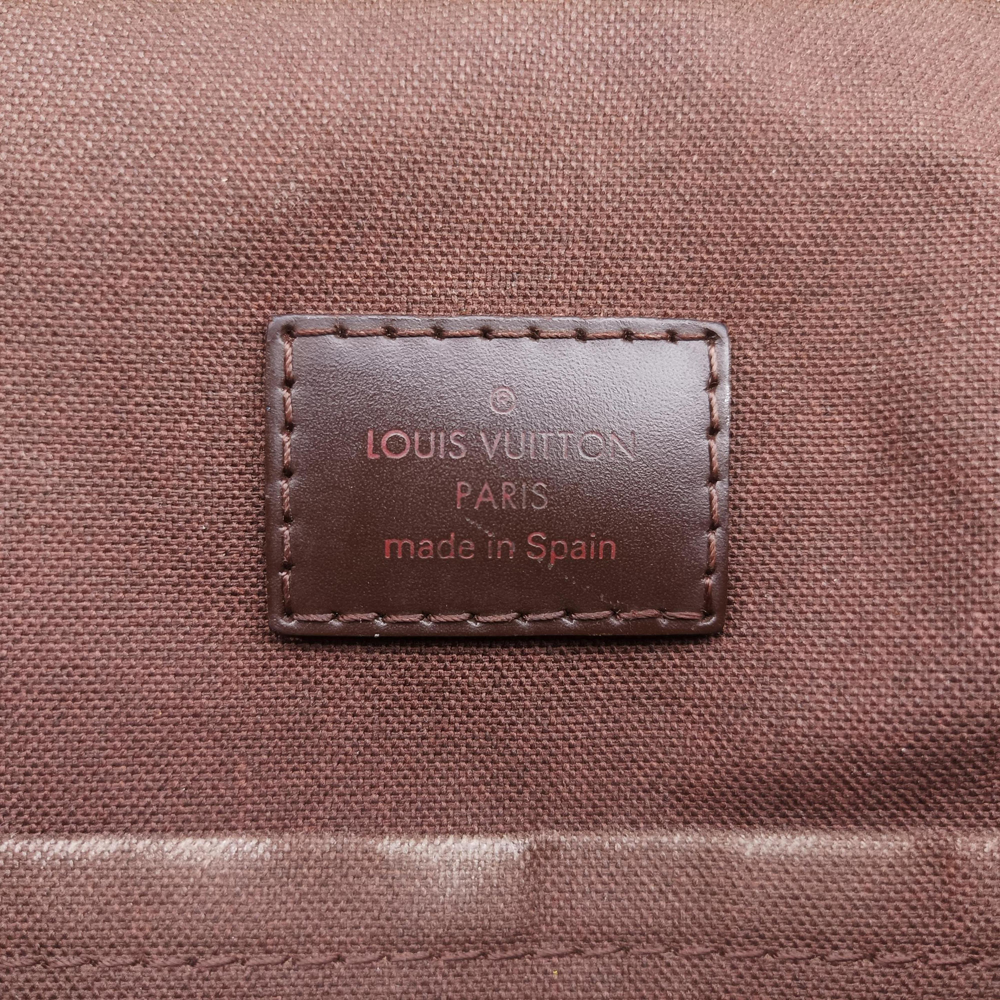 Pre-owned Louis Vuitton BROOKLYN MM EBENE Damier Canvas N51211 shoulderbag | stylenewstar