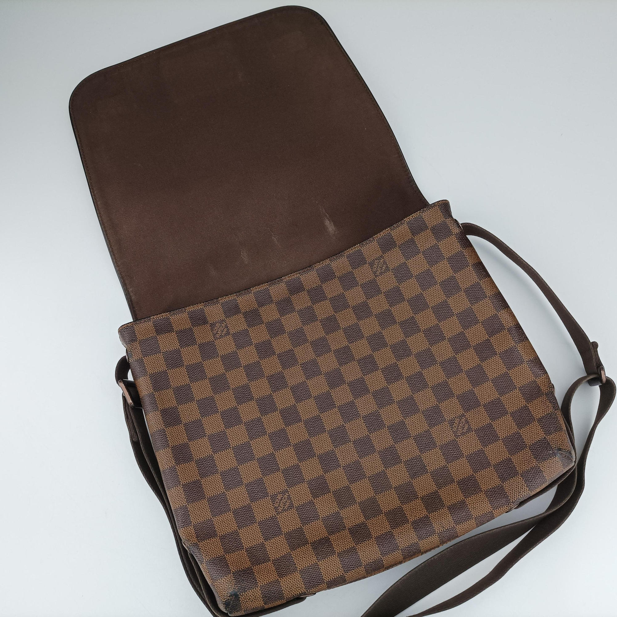 Pre-owned Louis Vuitton BROOKLYN MM EBENE Damier Canvas N51211 shoulderbag | stylenewstar