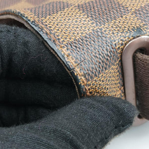 Pre-owned Louis Vuitton BROOKLYN MM EBENE Damier Canvas N51211 shoulderbag | stylenewstar