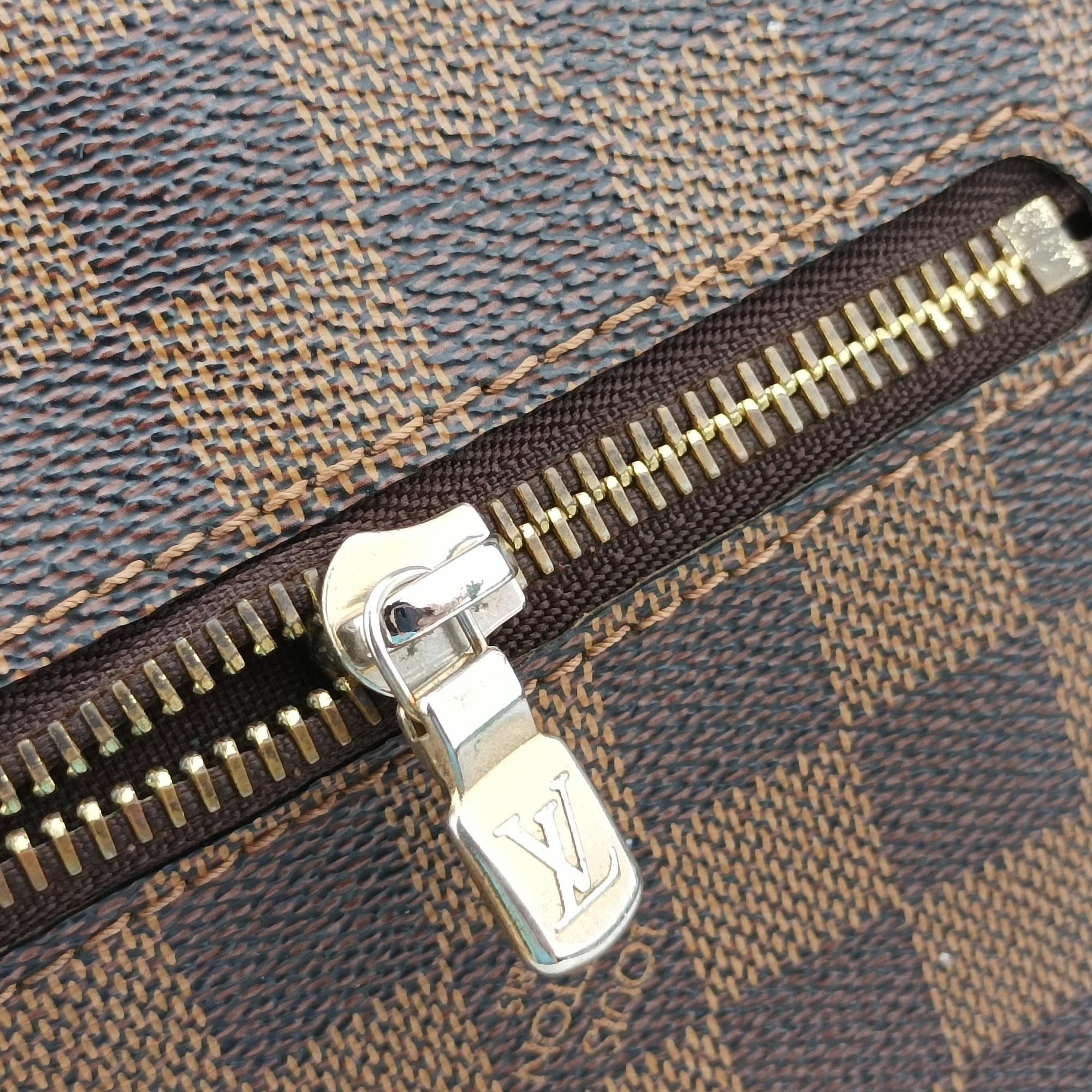 Pre-owned Louis Vuitton BROOKLYN MM EBENE Damier Canvas N51211 shoulderbag | stylenewstar