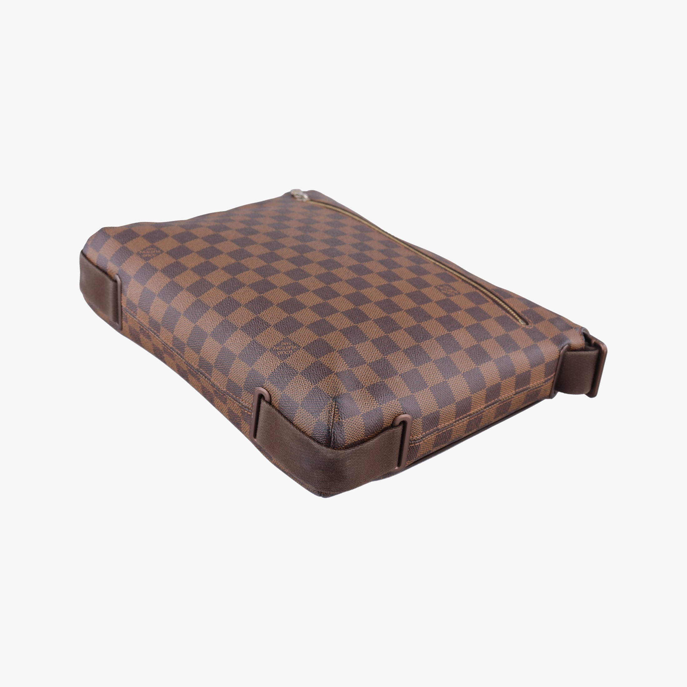 Pre-owned Louis Vuitton BROOKLYN MM EBENE Damier Canvas N51211 shoulderbag | stylenewstar