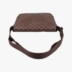 Pre-owned Louis Vuitton BROOKLYN MM EBENE Damier Canvas N51211 shoulderbag | stylenewstar