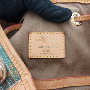 Pre-owned Louis Vuitton Neo Khaki×Green Monogram Eden×calf leather M40355 shoulderbag | stylenewstar