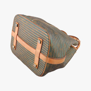 Pre-owned Louis Vuitton Neo Khaki×Green Monogram Eden×calf leather M40355 shoulderbag | stylenewstar