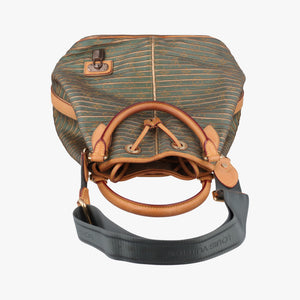 Pre-owned Louis Vuitton Neo Khaki×Green Monogram Eden×calf leather M40355 shoulderbag | stylenewstar