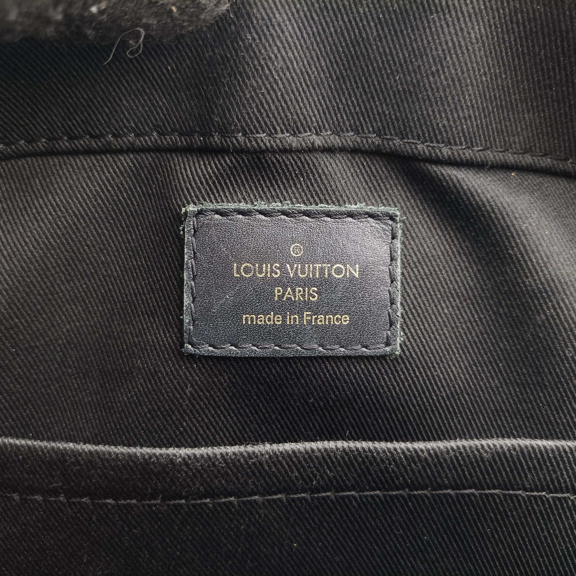 Pre-owned Louis Vuitton SANTA MONICA EBENE×Noir Damier Canvas N40189 shoulderbag | stylenewstar