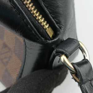 Pre-owned Louis Vuitton SANTA MONICA EBENE×Noir Damier Canvas N40189 shoulderbag | stylenewstar