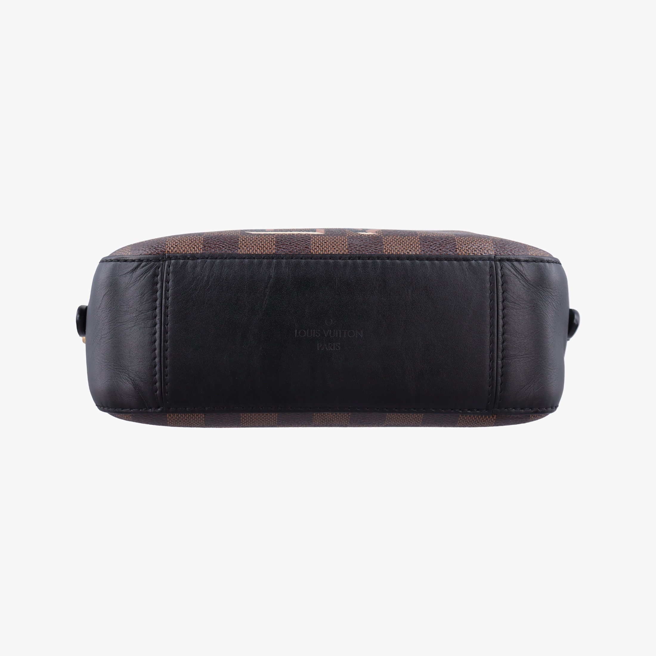 Pre-owned Louis Vuitton SANTA MONICA EBENE×Noir Damier Canvas N40189 shoulderbag | stylenewstar