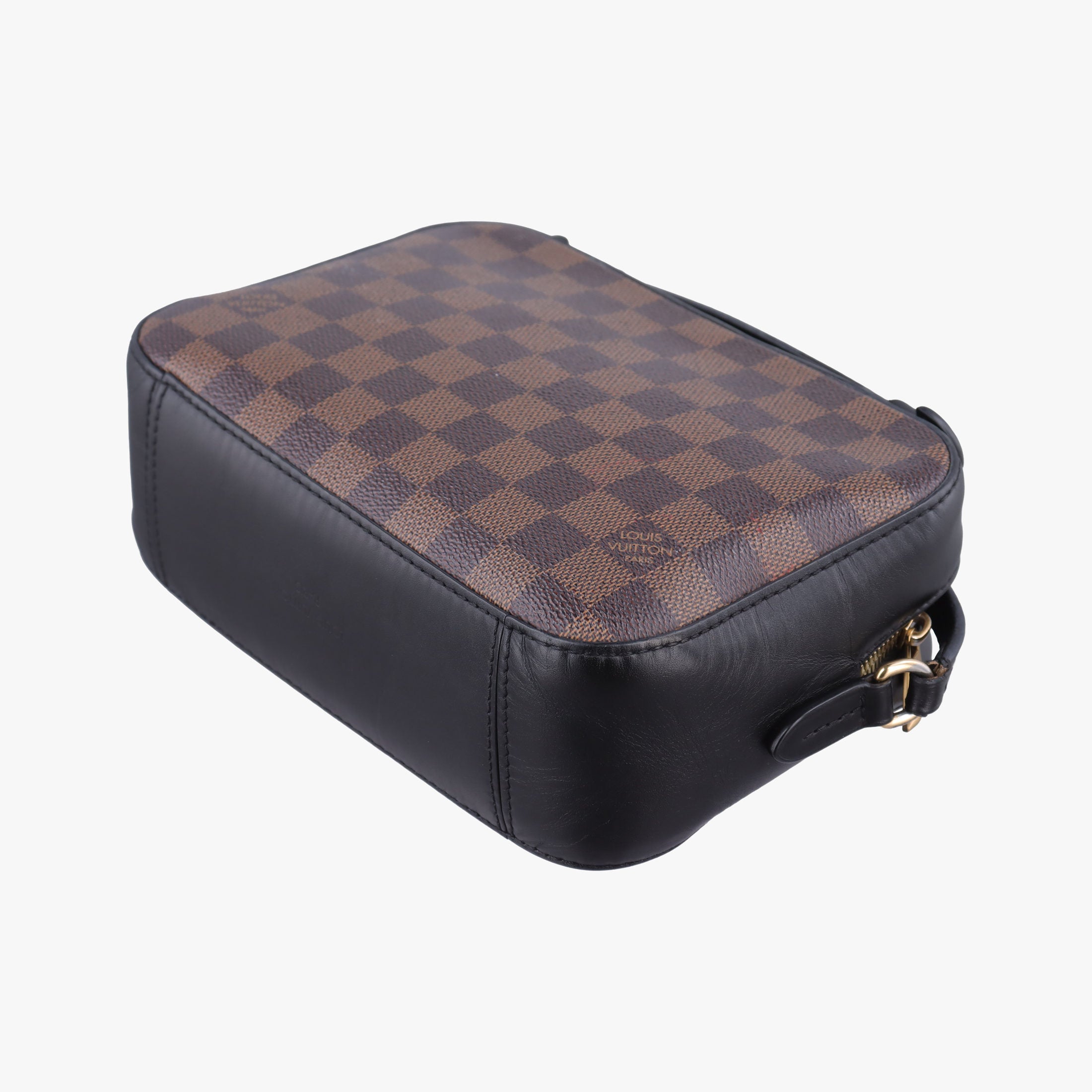 Pre-owned Louis Vuitton SANTA MONICA EBENE×Noir Damier Canvas N40189 shoulderbag | stylenewstar