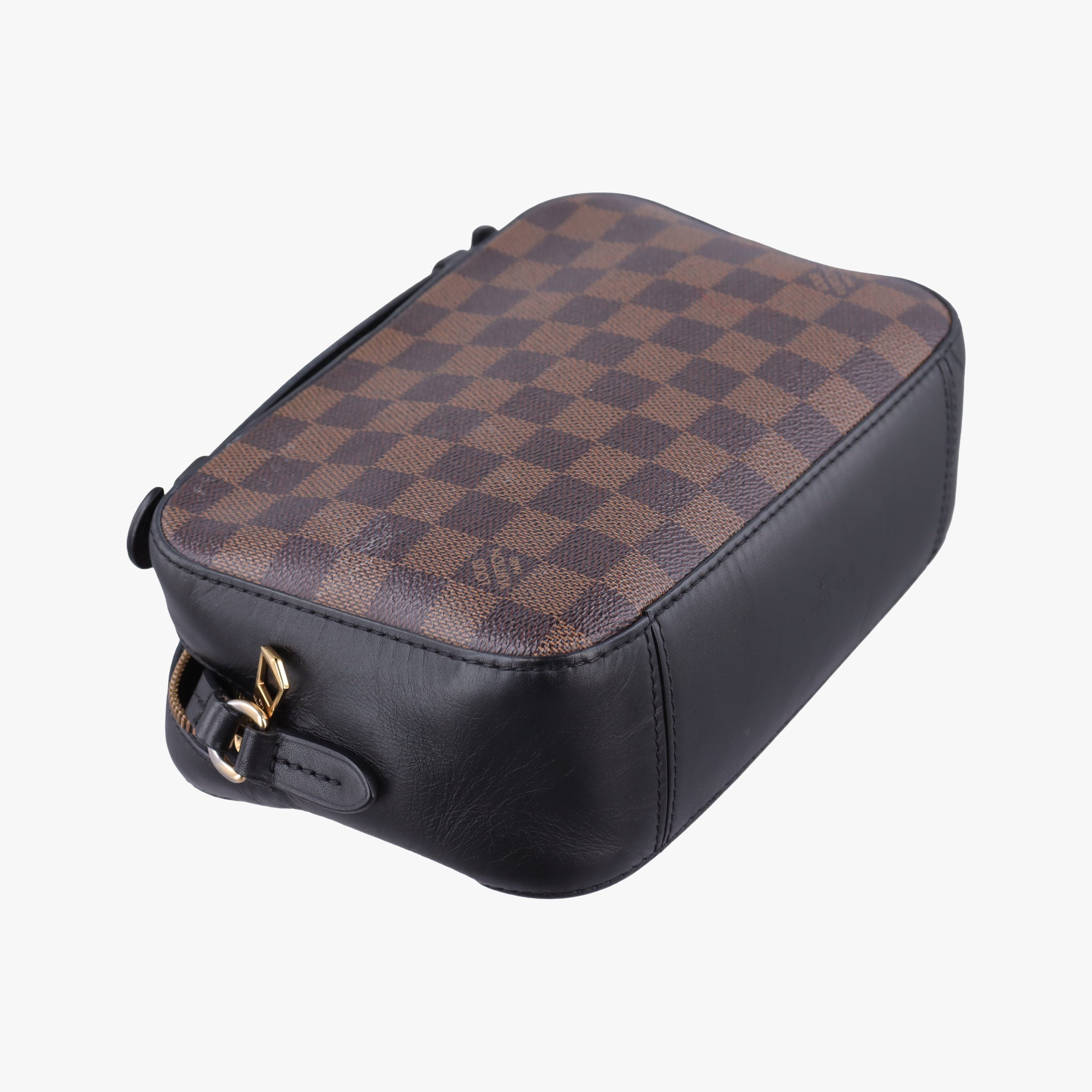 Pre-owned Louis Vuitton SANTA MONICA EBENE×Noir Damier Canvas N40189 shoulderbag | stylenewstar
