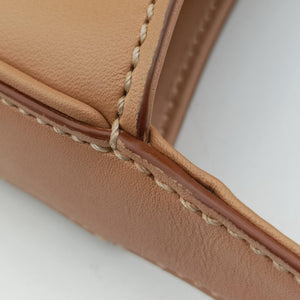 Vintage Yves Saint Laurent LE5A7Hobo Camel Leather 710318 handbag | stylenewstar