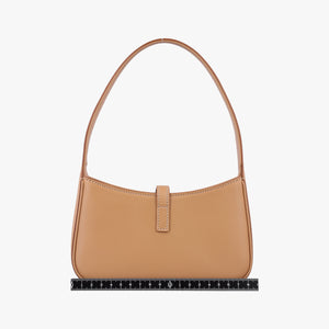 Vintage Yves Saint Laurent LE5A7Hobo Camel Leather 710318 handbag | stylenewstar